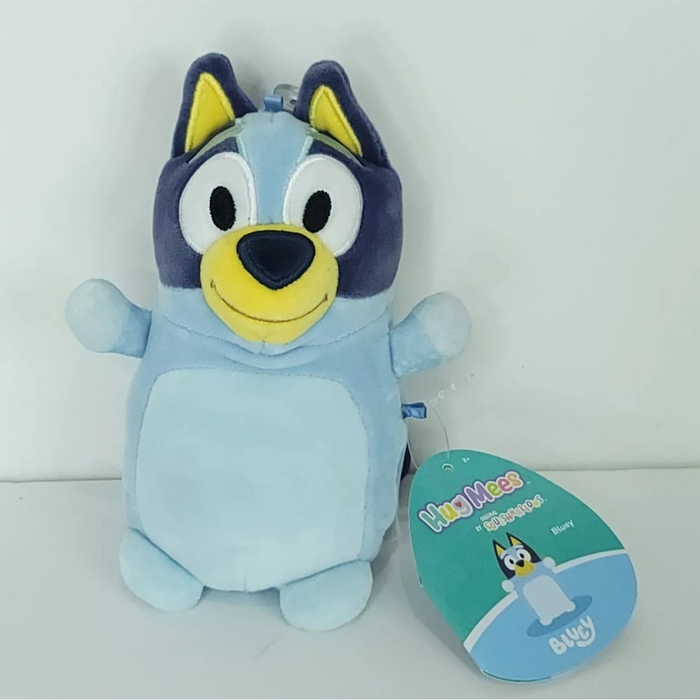 Nwt 6" Squishmallows Bluey  HugMees​